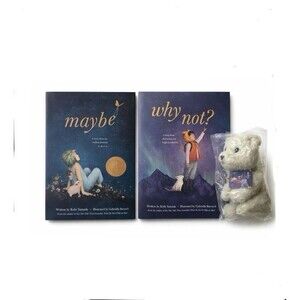 “Maybe” & “Why Not?” Children’s Books By Kobi Yamada W/ Arctic Fox Plushie